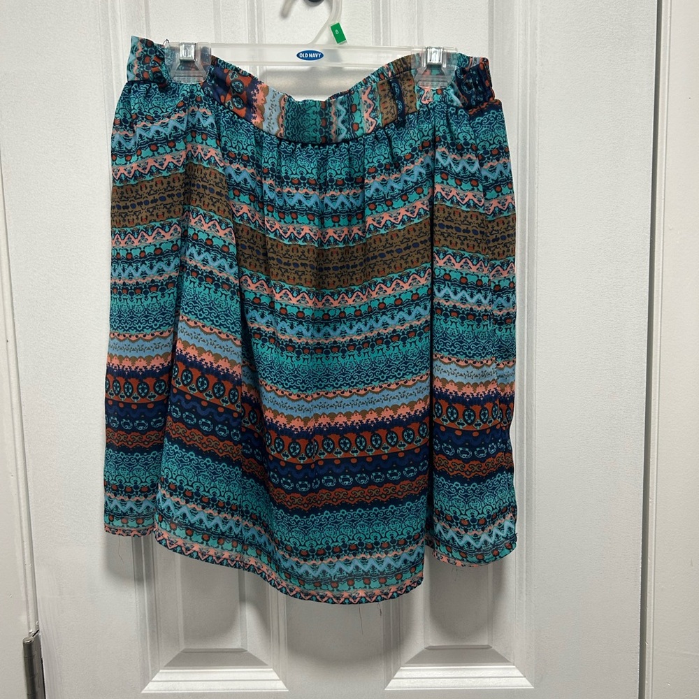 Patterned Multicolor women’s skirt